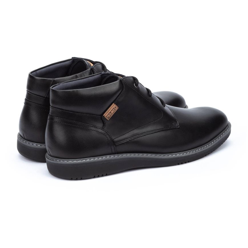 Men's Pikolinos AVILA Ankle Boots Black | NZ A83Q701